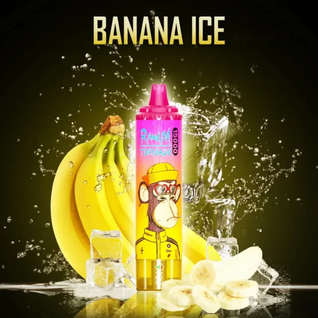 RandM Tornado 15000 – Banana Ice