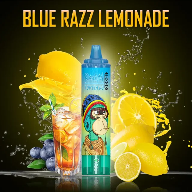 RandM Tornado 15000 – Blue Razz Lemonade