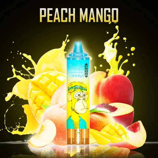 RandM Tornado 15000 – Peach Mango